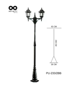 เสาไฟสนาม PU-233/2BB