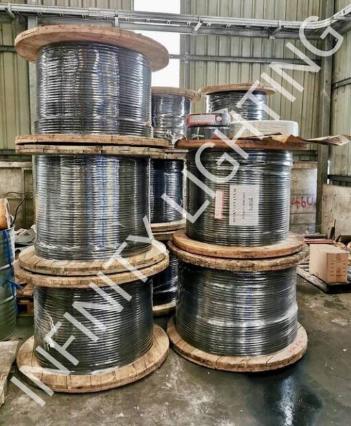 งานสายไฟ CV 3×10mm.  สาย มอก.