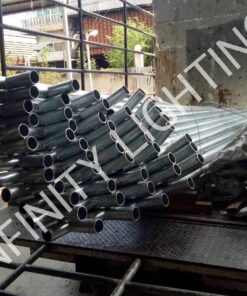 งานกิ่งโคมถนน 2" ยื่น 3 เมตร R300 หนา 4mm. ชุบกัลวาไนซ์