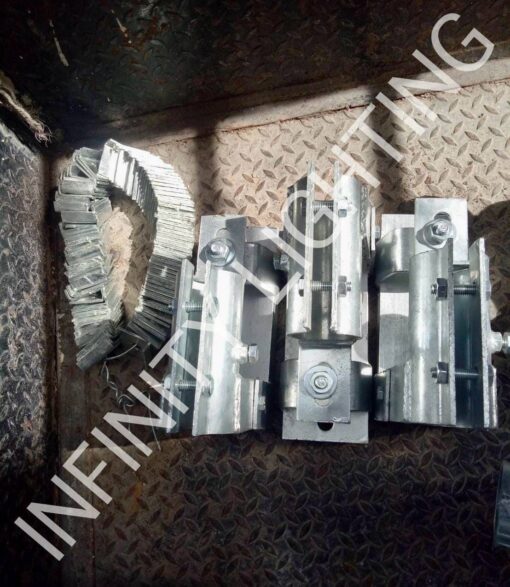 งานกิ่งโคมถนน 2" ยื่น 3 เมตร R300 หนา 4mm. ชุบกัลวาไนซ์ - Image 2