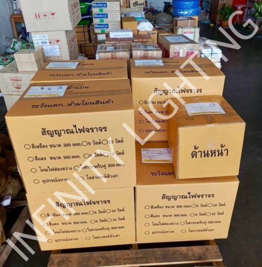 งานไฟกระพริบ 300มม. LED 170 ดวง สีเหลือง ไฟ 220V - Image 3