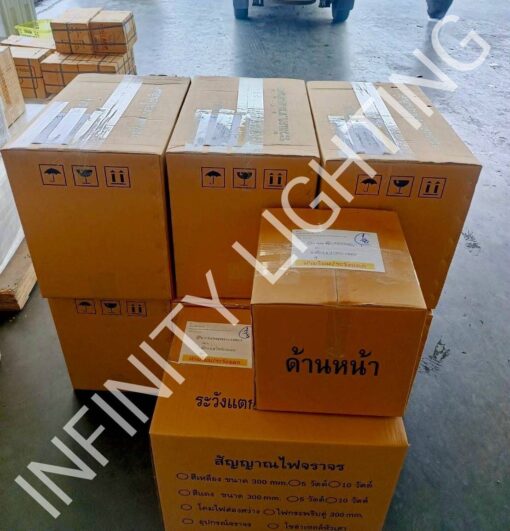 งานไฟกระพริบ 300มม. LED 170 ดวง สีเหลือง ไฟ 220V - Image 2