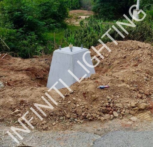 งานตอม่อฐานรากขนาด 500×1000×1200mm. ระยะน็อต 350mm - Image 2
