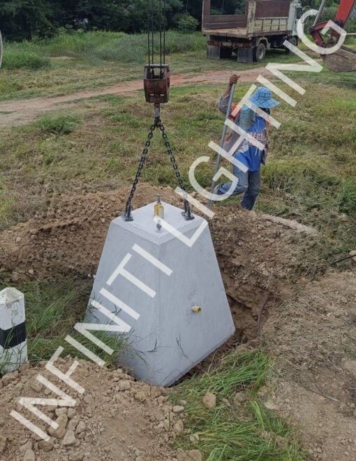 งานตอม่อฐานรากขนาด 500×1000×1200mm. ระยะน็อต 350mm - Image 6