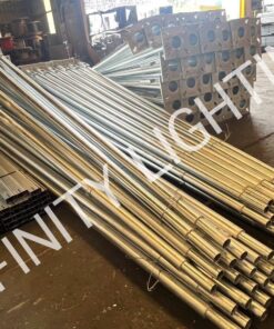 เสาโพสท็อป สูง 6 เมตร และ 7 เมตร + Service Door กันน้ำ ชุบกัลวาไนซ์ (ตามแบบลูกค้า)