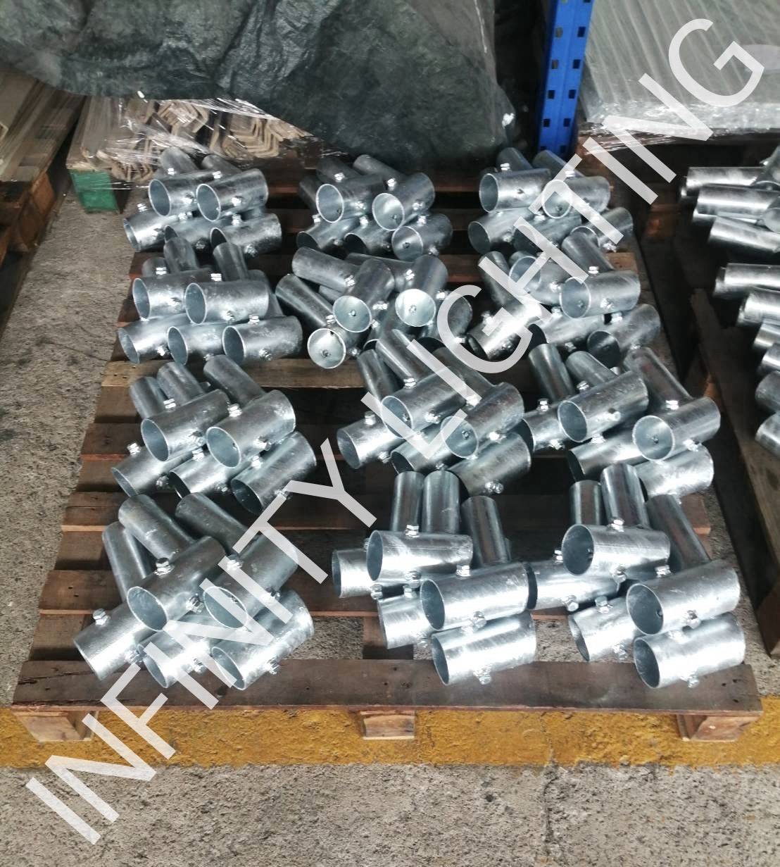 งานกิ่งคู่ปีกนก + กิ่งเดี่ยวสั้น ชุบกัลวาไนซ์