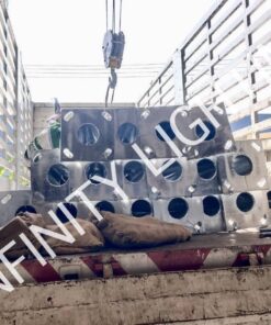 งานเสาเตเปอร์ สูง 5.7  เมตร ไม่มีกิ่ง ชุบกัลวาไนซ์