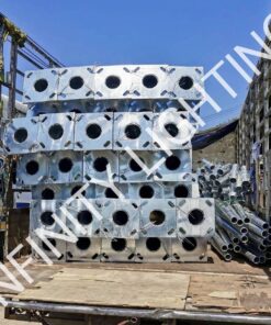 งานเสาไฟถนน สูง 6 เมตร กิ่งเดี่ยว 1.5" ชุบกัลวาไนซ์