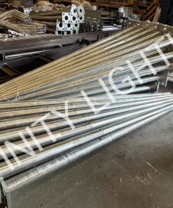 งานเสาไฟถนน สูง 3 เมตร กิ่งเดี่ยว ชุบกัลวาไนซ์