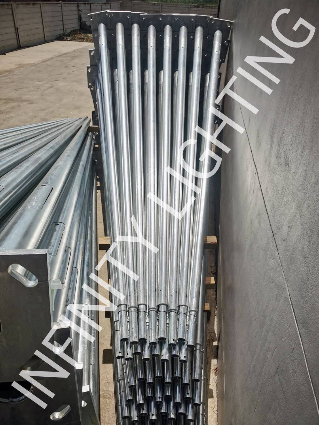 งานเสาไฟถนน สูง 6 เมตร กิ่งเดี่ยว ชุบกัลวาไนซ์ - Image 5