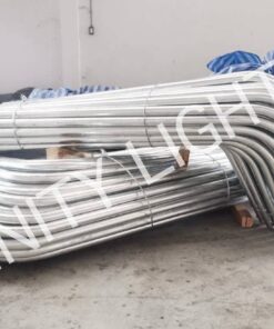 งานเสาไฟถนน สูง 6 เมตร กิ่งเดี่ยว ชุบกัลวาไนซ์